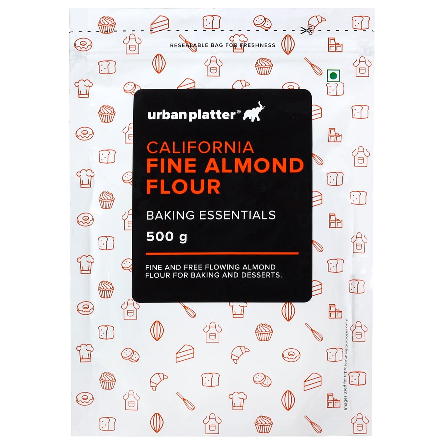 Urban Platter Fine California Almond Flour - 500 gms