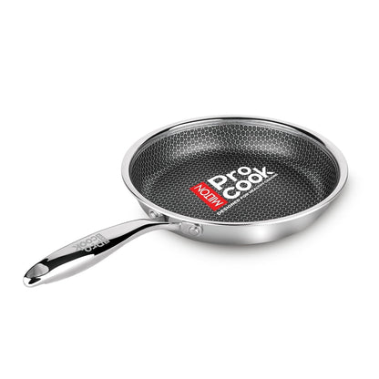 MILTON Pro cook Induction Cookware & Gas Stove Friendly Triply Hexa Tech Mini Fry Pan 14 cm