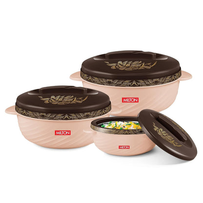 Milton Utsav Insulated Stainless Steel Casserole with Glass Lid