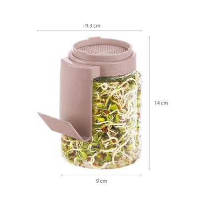 Nayasa Sprout Maker 790 ML- Set of 2 ( Beige )
