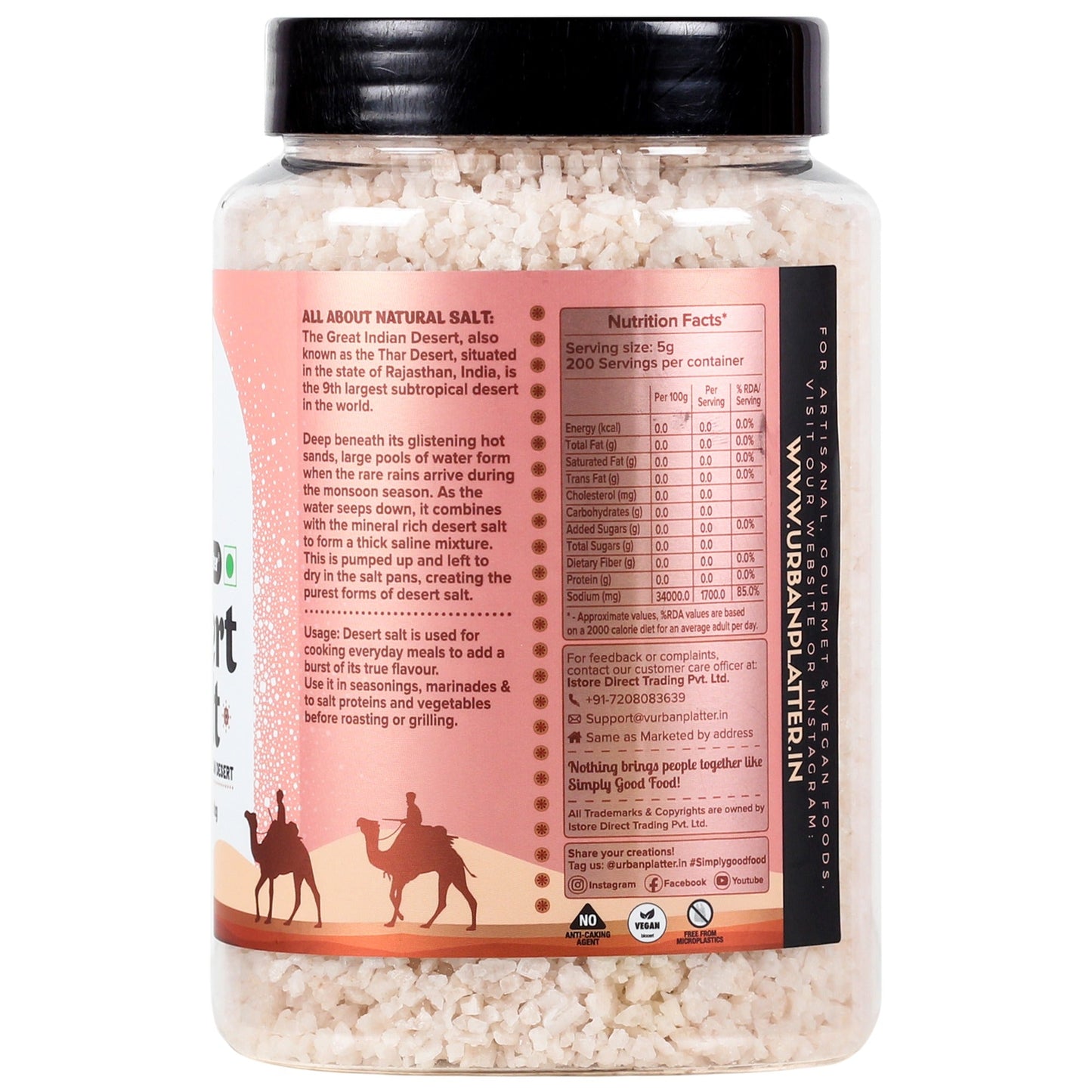 Urban Platter Desert Salt - 1 kg