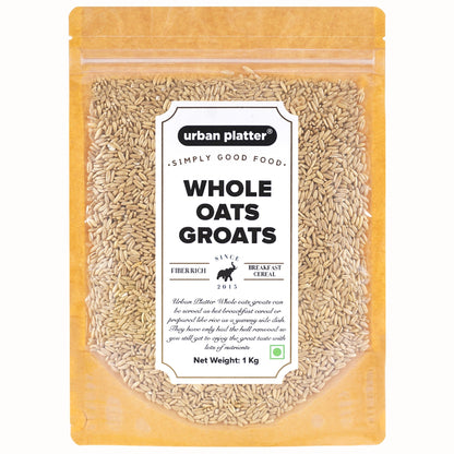 Urban Platter Whole Oats Groats - 1 kg