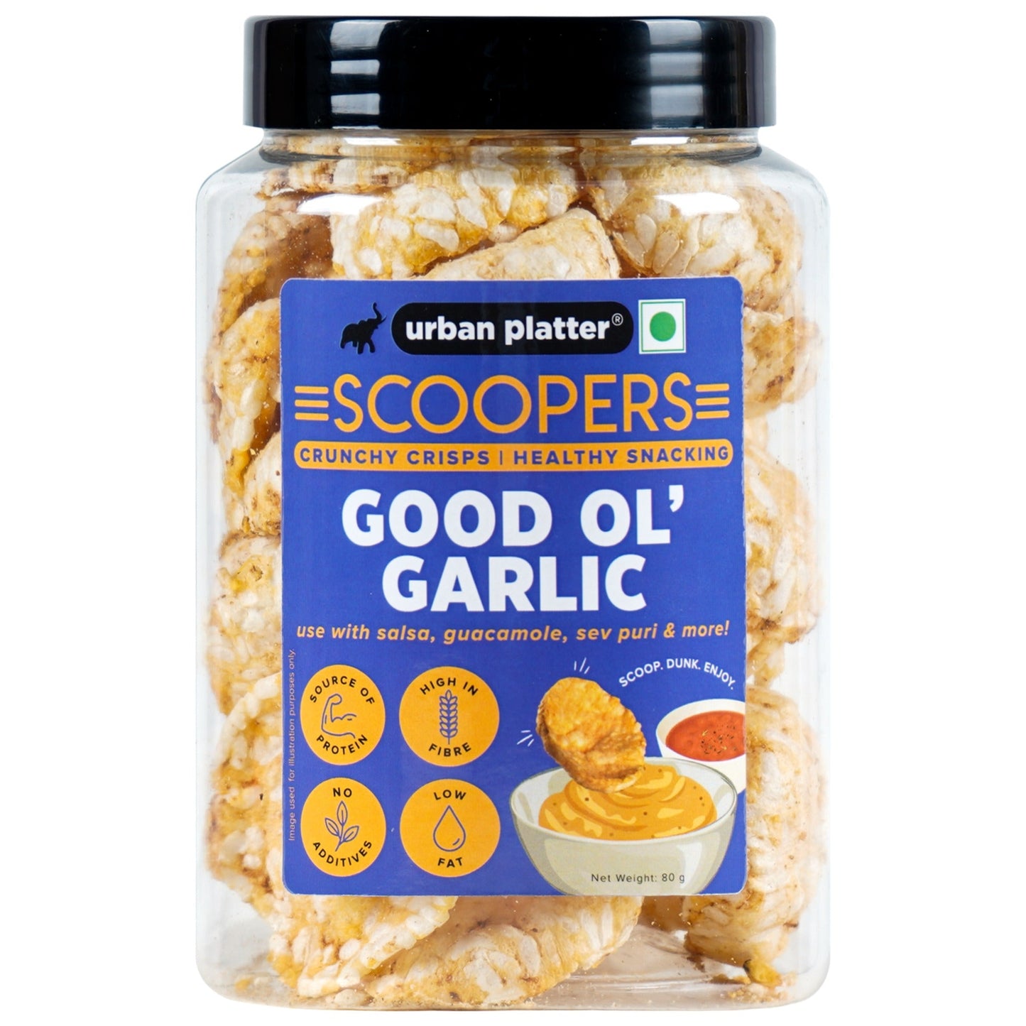 Urban Platter Scoopers Good Ol’ Garlic - 80 gms