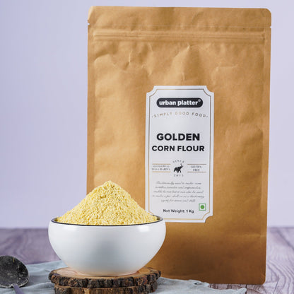 Urban Platter Golden Corn Flour (Makka Atta) - 1 kg