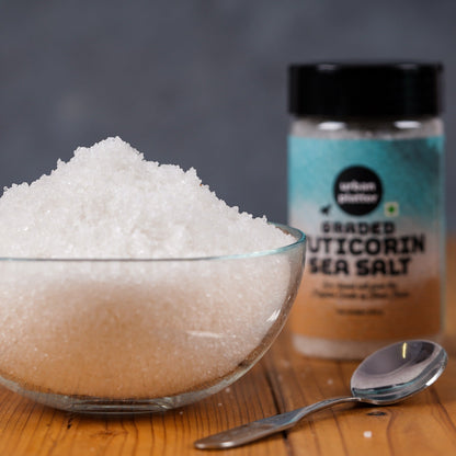 Urban Platter Graded Tuticorin Sea Salt Crystals Shaker Jar - 200 gms