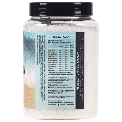 Urban Platter Graded Tuticorin Sea Salt Crystals Shaker Jar - 1 kg