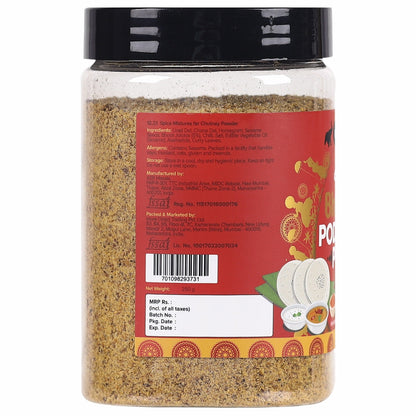 Urban Platter Classic South Indian Bhut Jolokia Podi Chutney Powder - 250 gms