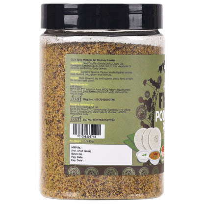 Urban Platter Classic South Indian Flaxseed Podi Chutney Powder - 250 gms
