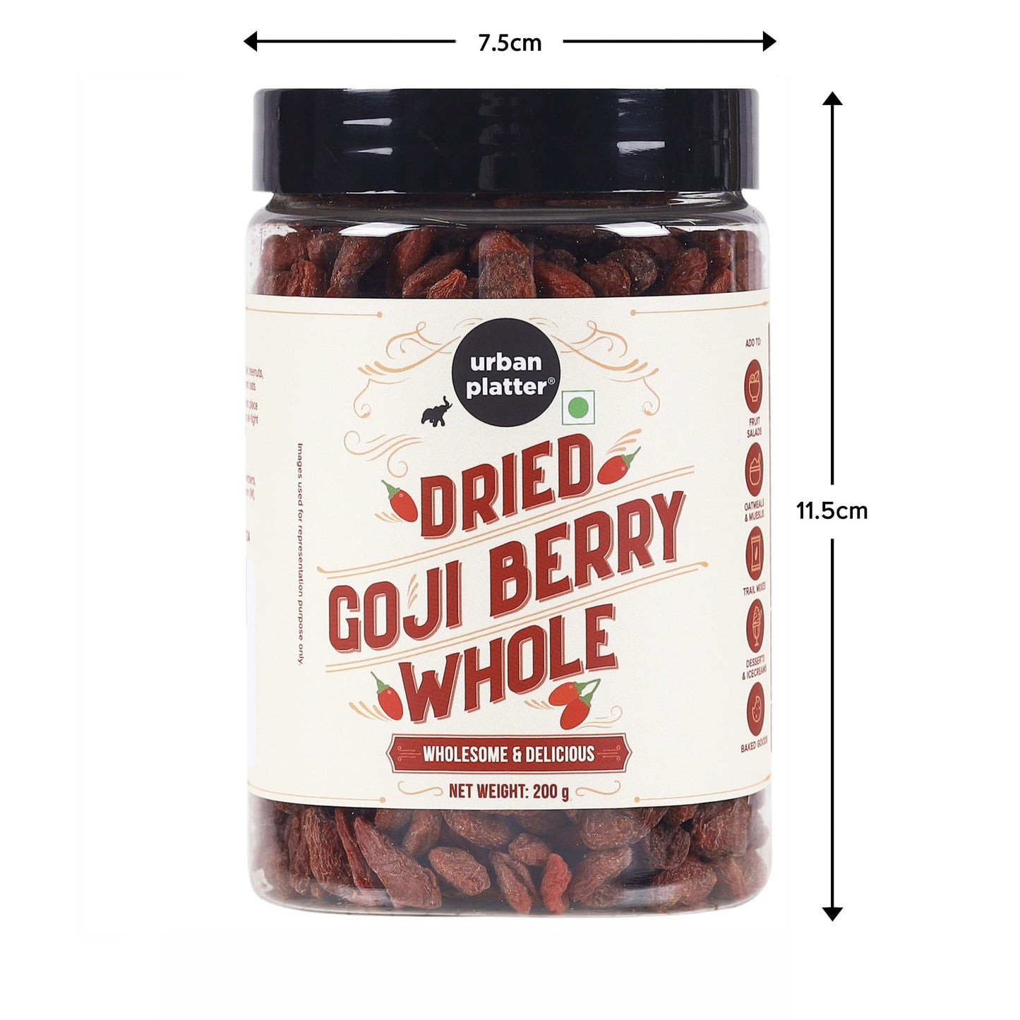 Urban Platter Goji Berries - 200 gms