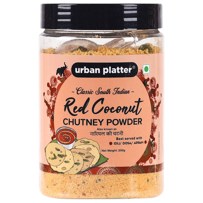 Urban Platter South Indian Style Instant Red Coconut Chutney Powder - 200 gms
