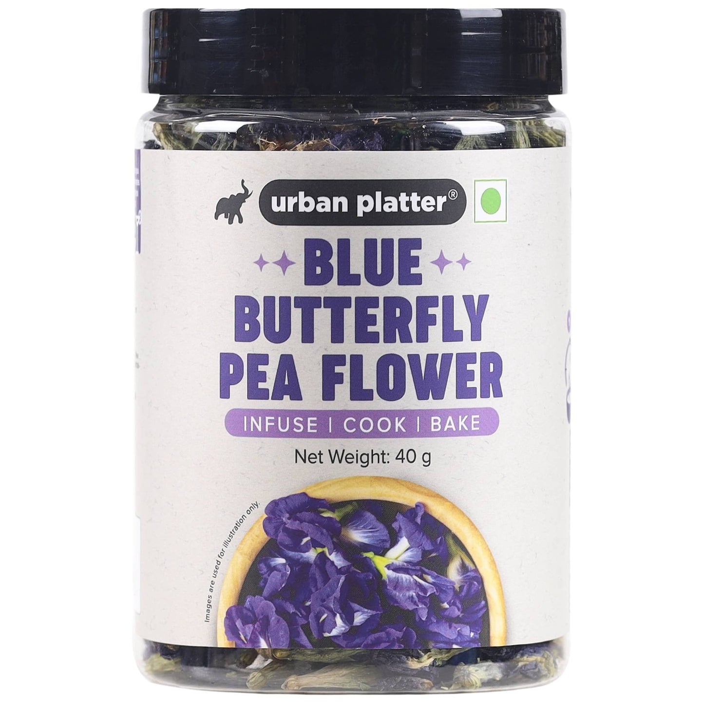 Urban Platter Blue Butterfly Pea Flower Tea - 40 gms