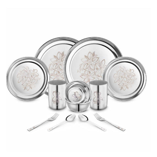 Classic Essentials Stainless Steel 12 Piece Dinner Set