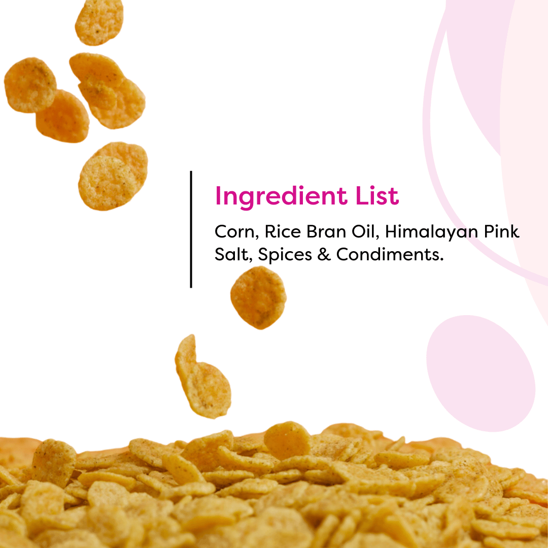 The Healthy Protein Corn Dot Munchies- Masala Magic (100g)