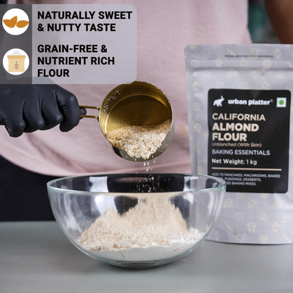 Urban Platter Natural California Almond Flour - 1 kg