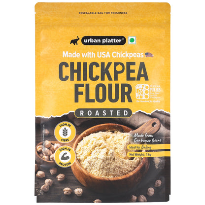 Urban Platter USA Roasted Chickpeas Flour - 1 kg