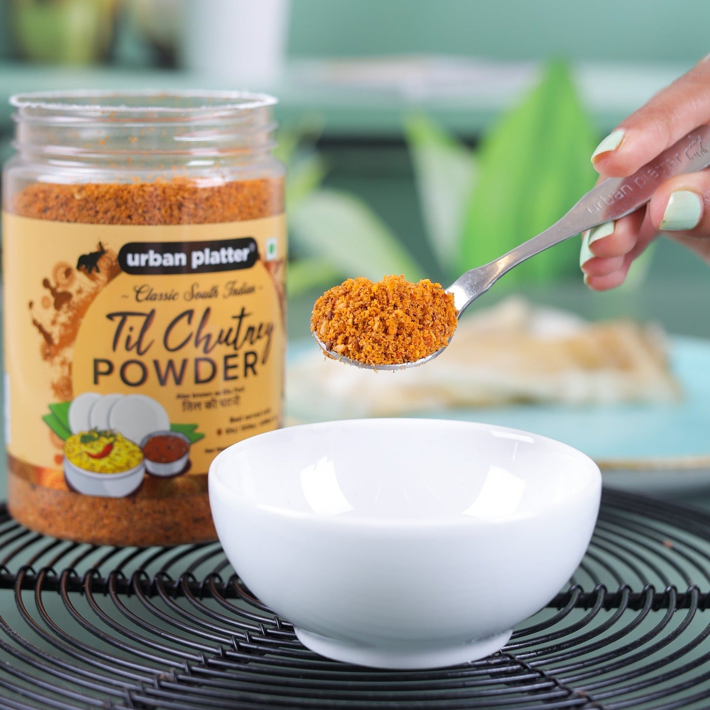 Urban Platter South Indian Style Instant Til Chutney Powder - 200 gms