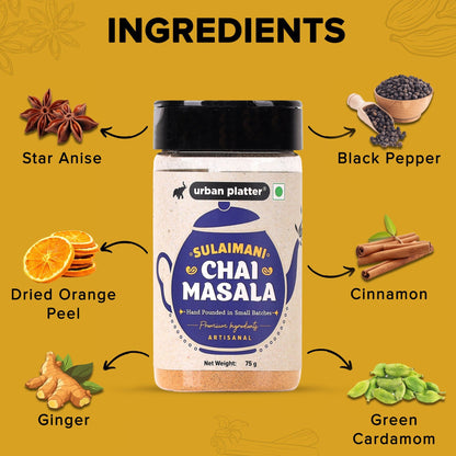 Urban Platter Sulaimani Chai Masala - 75 gms