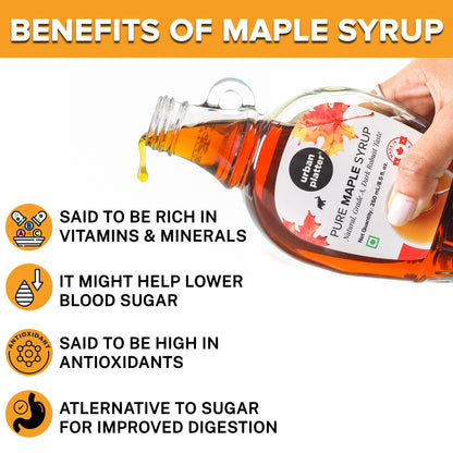 Urban Platter Pure Maple Syrup - 250 ml