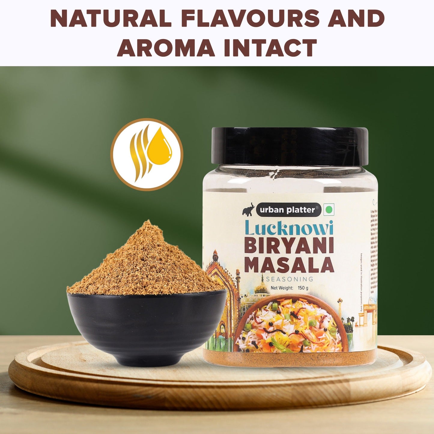 Urban Platter Lucknowi Biryani Masala - 150 gms