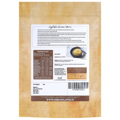 Urban Platter Whole White Indian Quinoa Grain - 1 kg