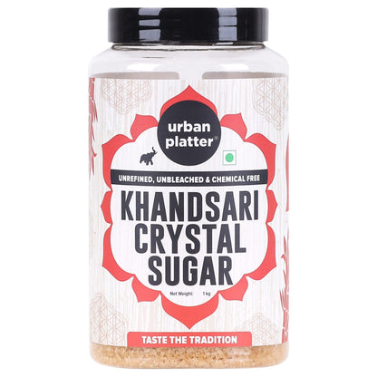 Urban Platter Khandsari Crystal Sugar - 1 kg