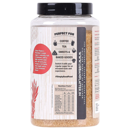 Urban Platter Khandsari Crystal Sugar - 1 kg