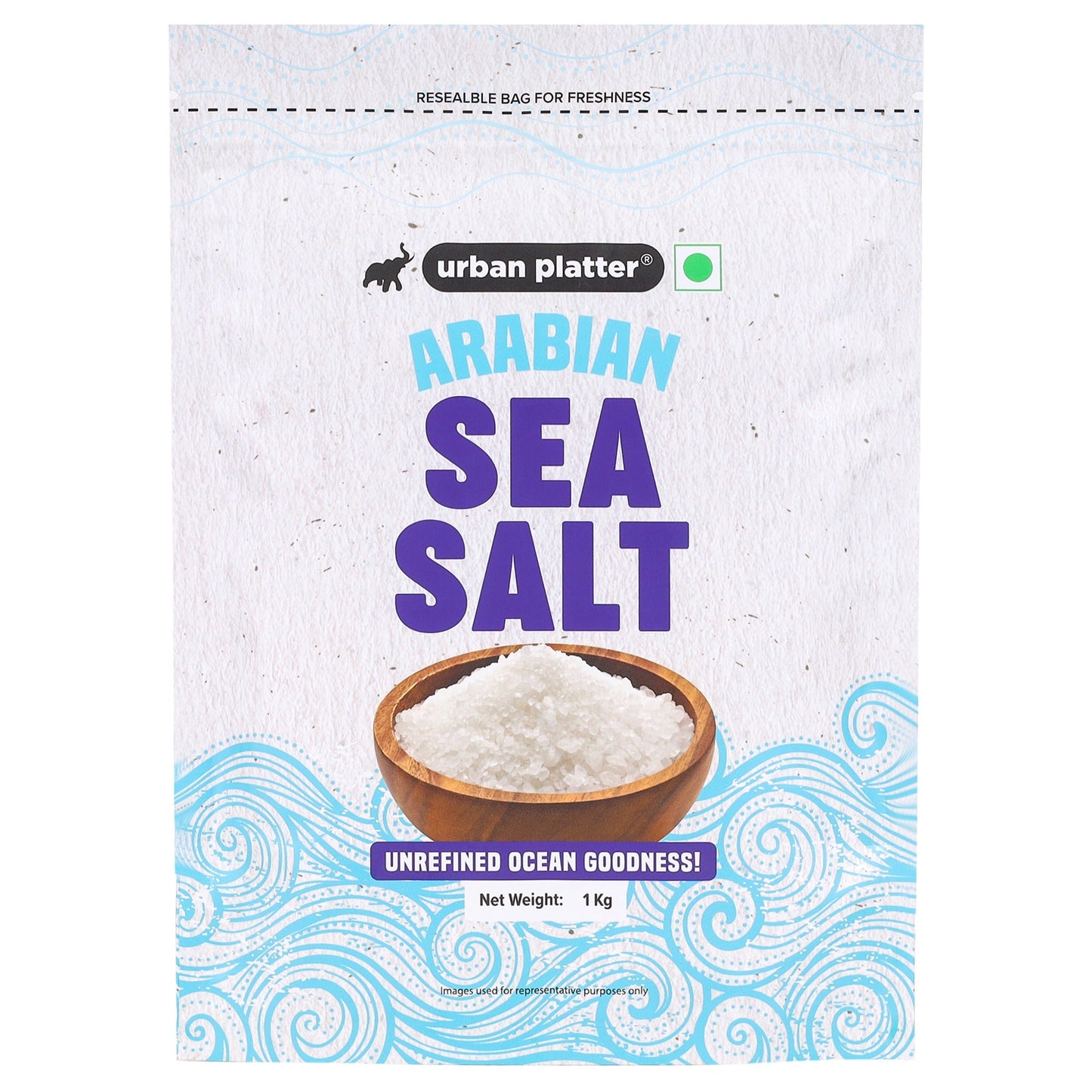 Urban Platter Arabian Sea Salt Crystals - 1 kg