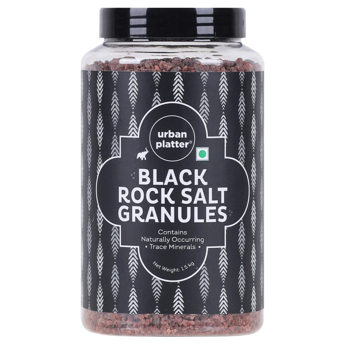 Urban Platter Black Rock Salt Granules - 1.5 kg