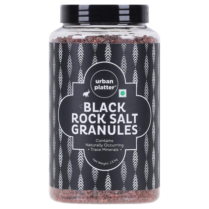 Urban Platter Black Rock Salt Granules - 1.5 kg