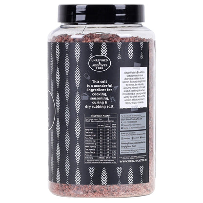 Urban Platter Black Rock Salt Granules - 1.5 kg