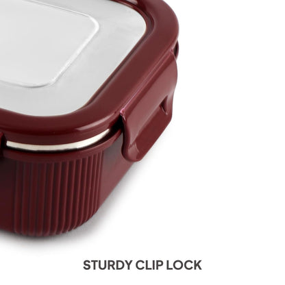 CELLO Microtech 600 Stainless Steel Insulated Lunch Box for Office
