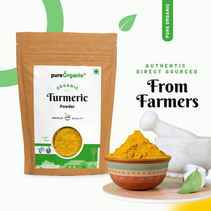Pure Organio Organic Turmeric Powder Haldi