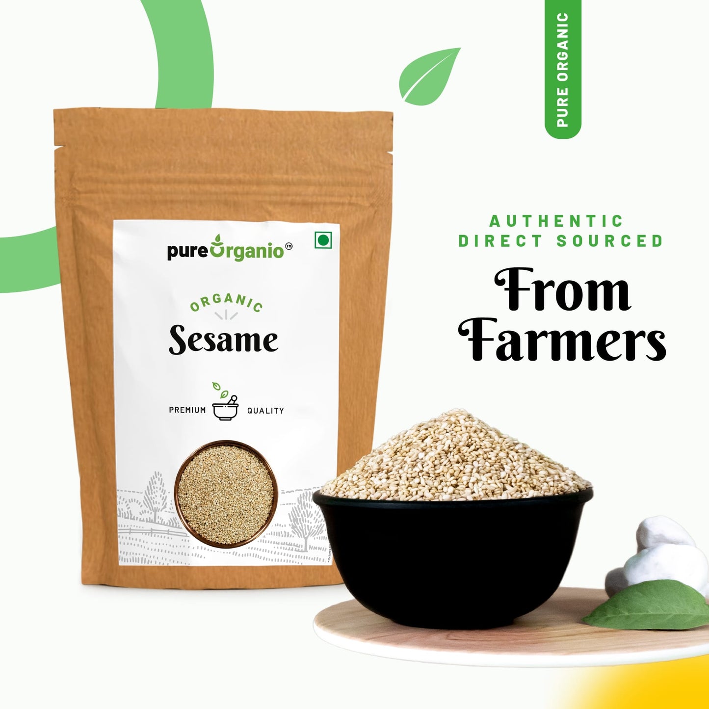 Pure Organio Organic Sesame Seeds Til