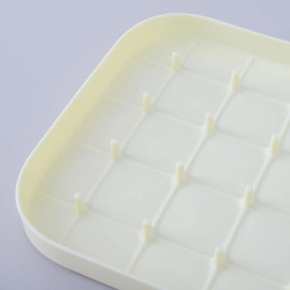 UMAI 2 Layer Ice Cube Trays with Storage Box & Ice Scoop | 56 Compartments | BPA Free | Green