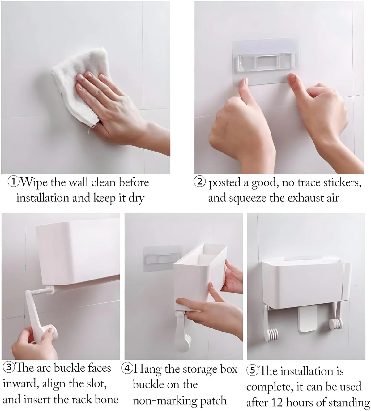 The Better Home White Wall Mounted Tissue Paper Holder Easy Installation 1 Piece