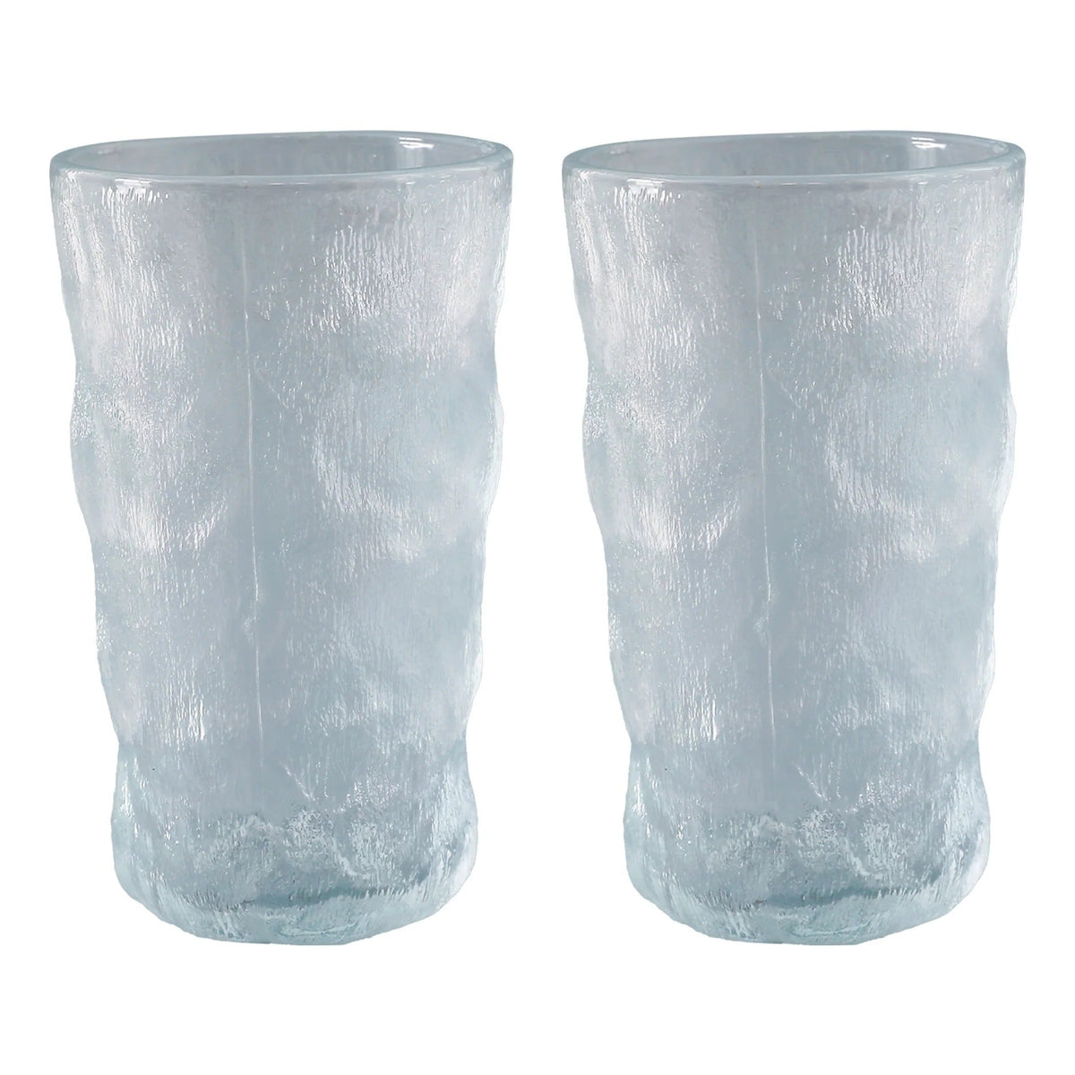 UMAI Set of 2: Lead-Free Juice Glasses | 330ml | Transparent | Modern