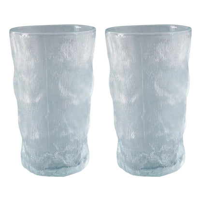 UMAI Set of 2: Lead-Free Juice Glasses | 330ml | Transparent | Modern