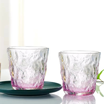 UMAI Set of 2: Purple Lead Free Whiskey Glasses | 270ml | Heavy Bottom