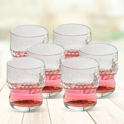UMAI Whiskey Glasses Set of 4 (250ml) | Lead Free | Heavy Bottom | Crystal Clear