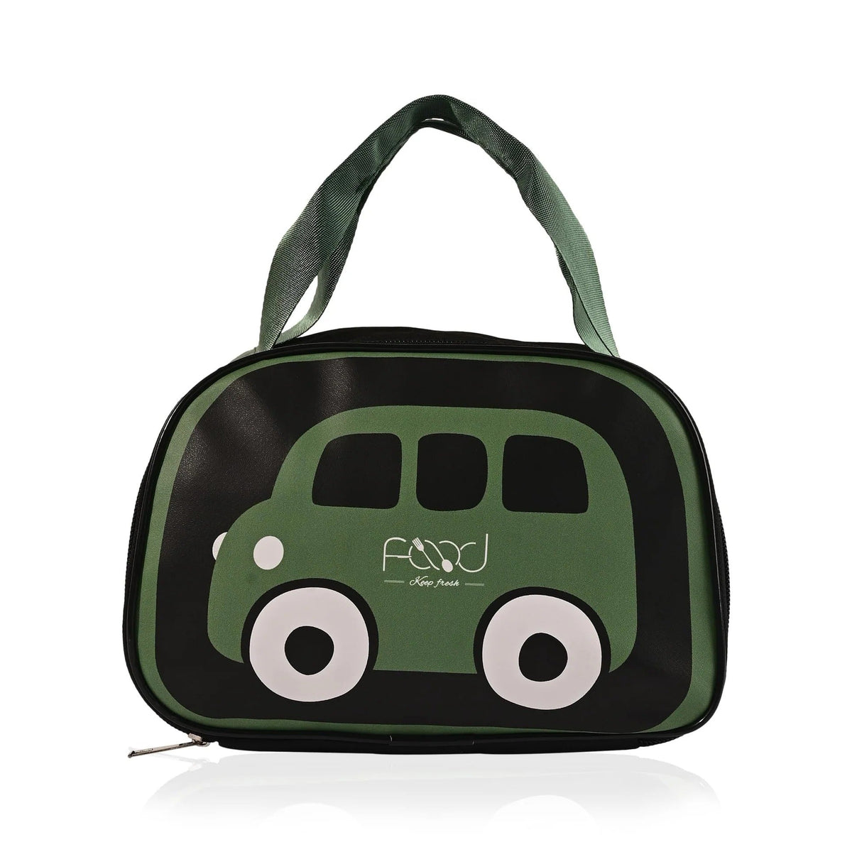 Homestic Insulated Kids Lunch Bag | Leakproof | Stylish Black | For School