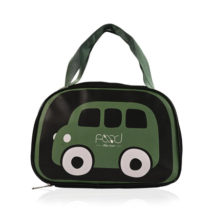 Homestic Insulated Kids Lunch Bag | Leakproof | Stylish Black | For School
