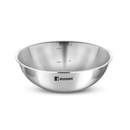 Bergner Argent Tri-Ply Stainless Steel Tasra Induction Bottom
