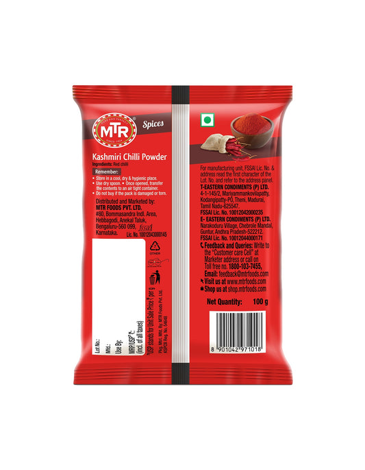 MTR Kashmiri Chilli 100 g Pouch