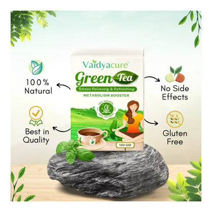 Vaidyacure Green Tea Powder - 100 gms