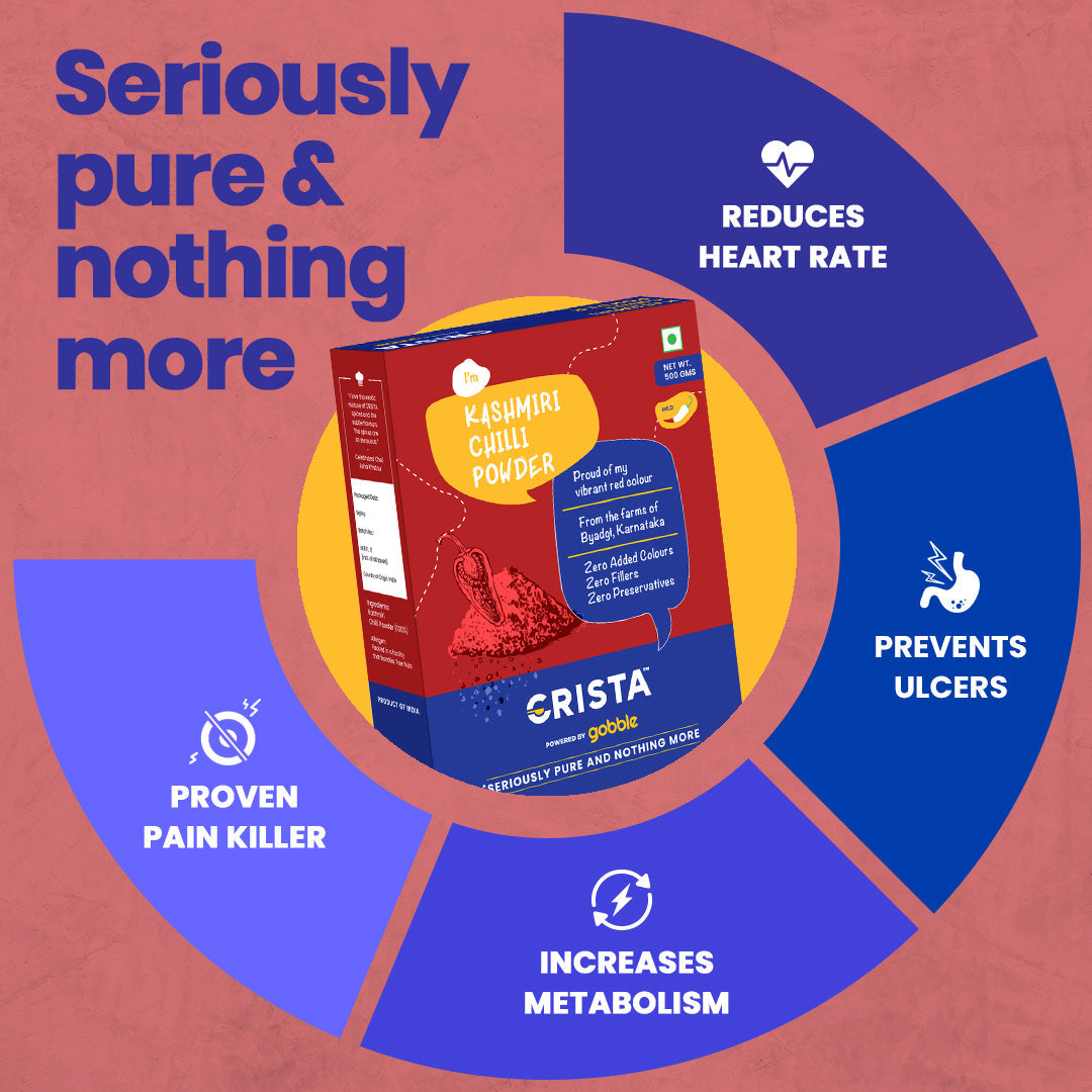 CRISTA Kashmiri Chilli Powder 100 gms