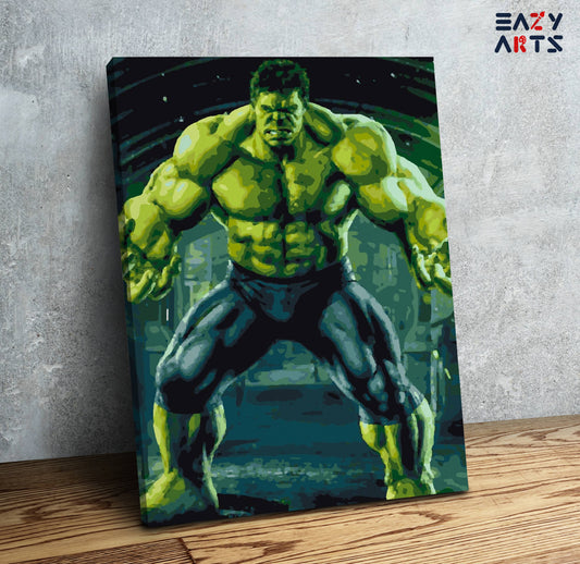 Hulk Angry Paint By Numbers kit