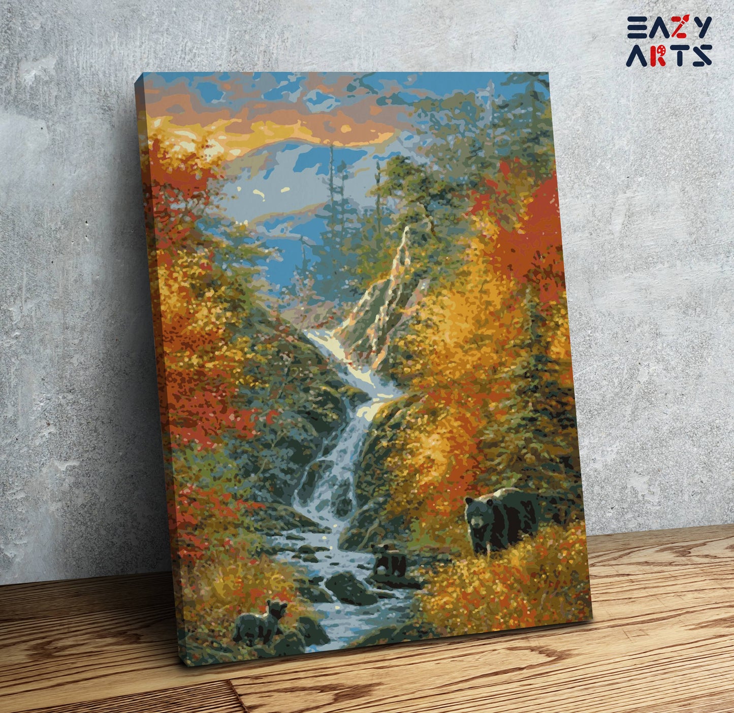 River Paint By Numbers kit