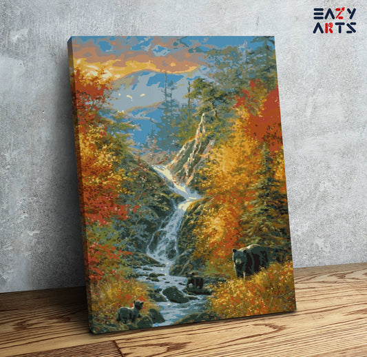 River Paint By Numbers kit