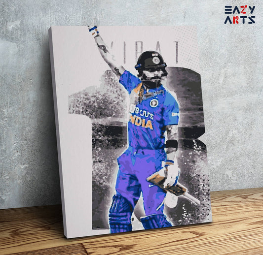 Virat Kohli 18 Paint By Numbers kit