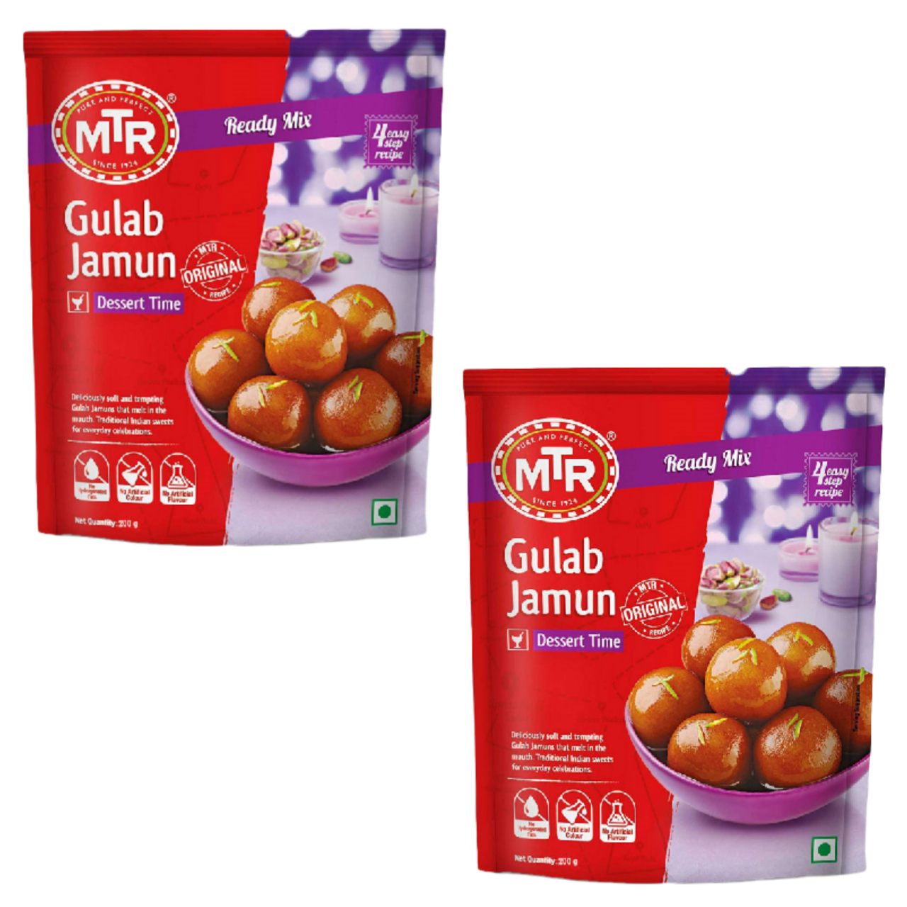MTR Gulab Jamun Mix -175gms (Pack of 2)